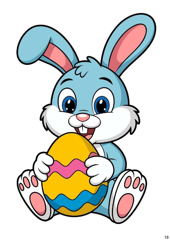 imagens de páscoa para colorir e coloridas para imprimir
