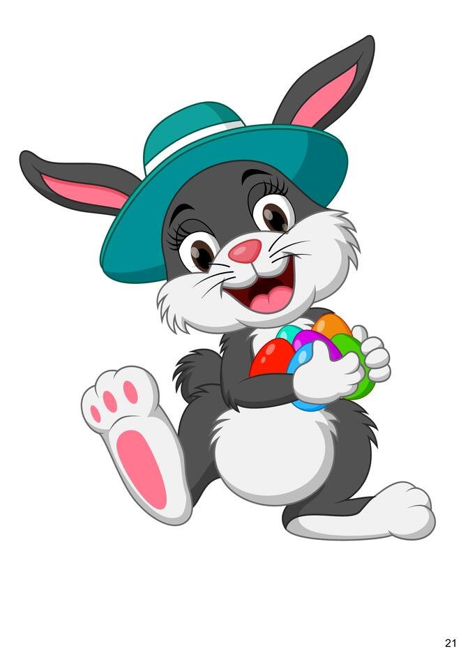 imagens de páscoa para colorir e coloridas para imprimir