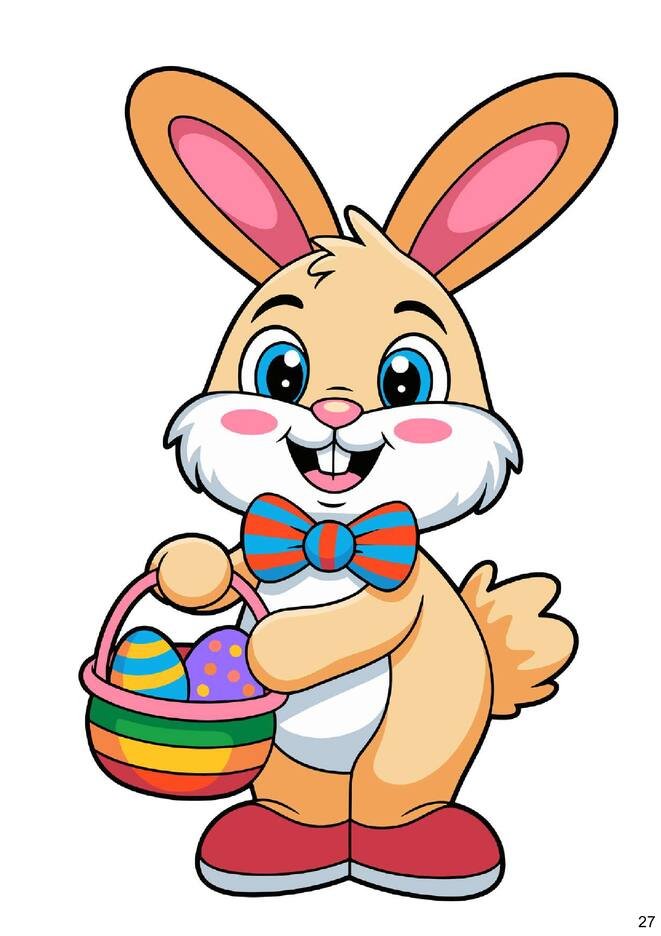 imagens de páscoa para colorir e coloridas para imprimir