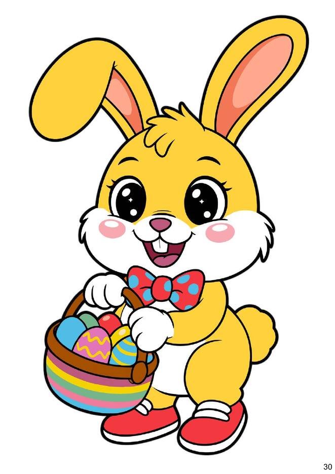 imagens de páscoa para colorir e coloridas para imprimir