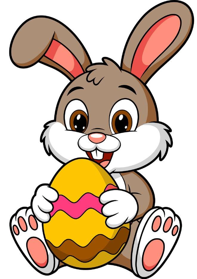 molde coelho de páscoa tamanho grande para imprimir