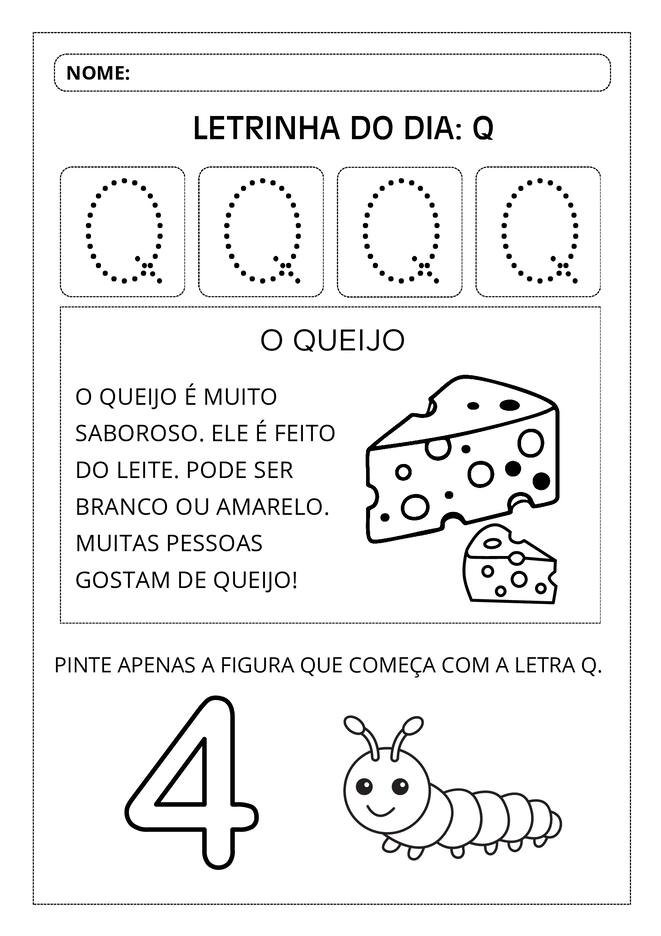Atividades aprendendo o alfabeto