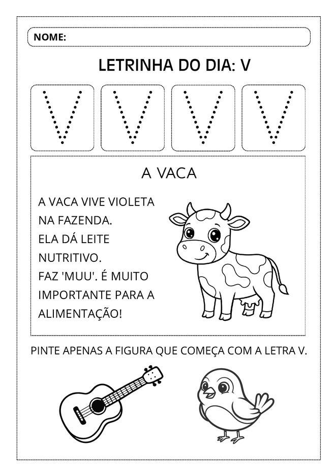 Atividades aprendendo o alfabeto