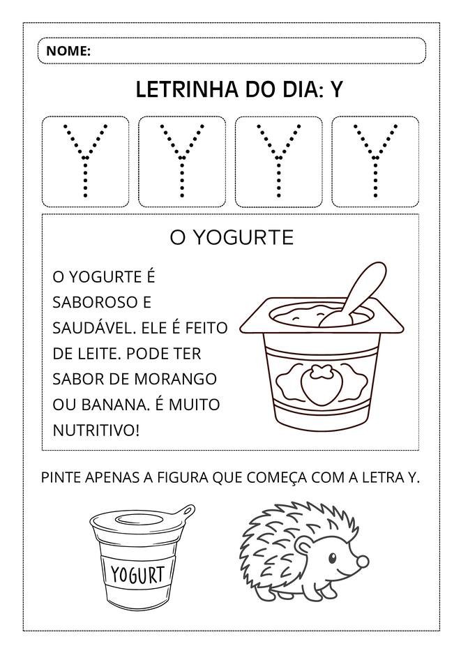 Atividades aprendendo o alfabeto