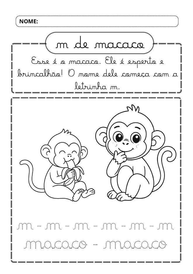 Meu alfabeto cursivo divertido