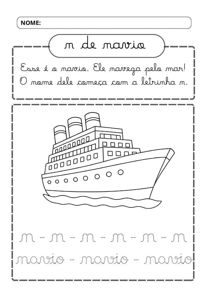 Meu alfabeto cursivo divertido