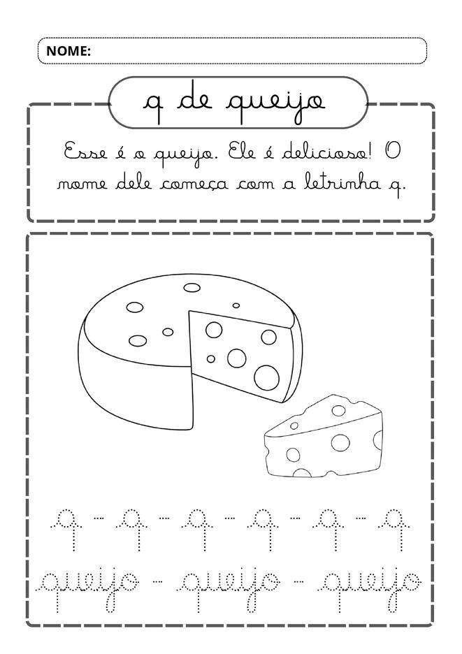 Meu alfabeto cursivo divertido