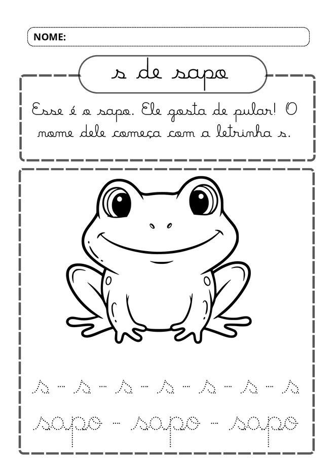 Meu alfabeto cursivo divertido