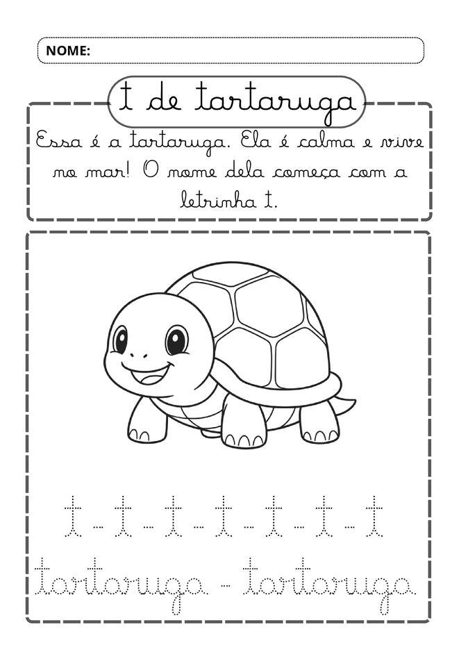 Meu alfabeto cursivo divertido