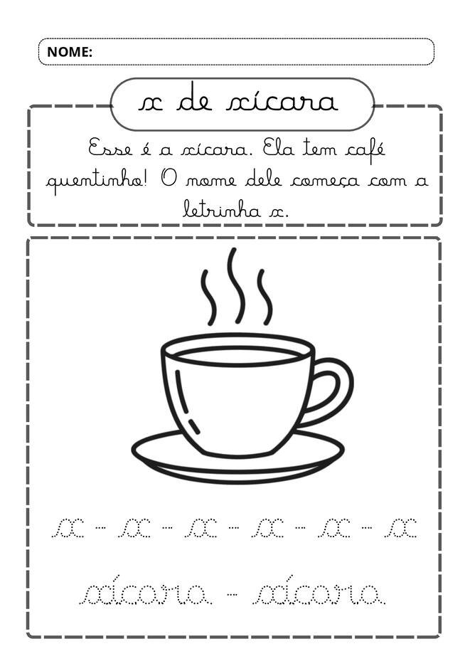 Meu alfabeto cursivo divertido