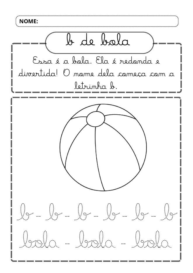 Meu alfabeto cursivo divertido