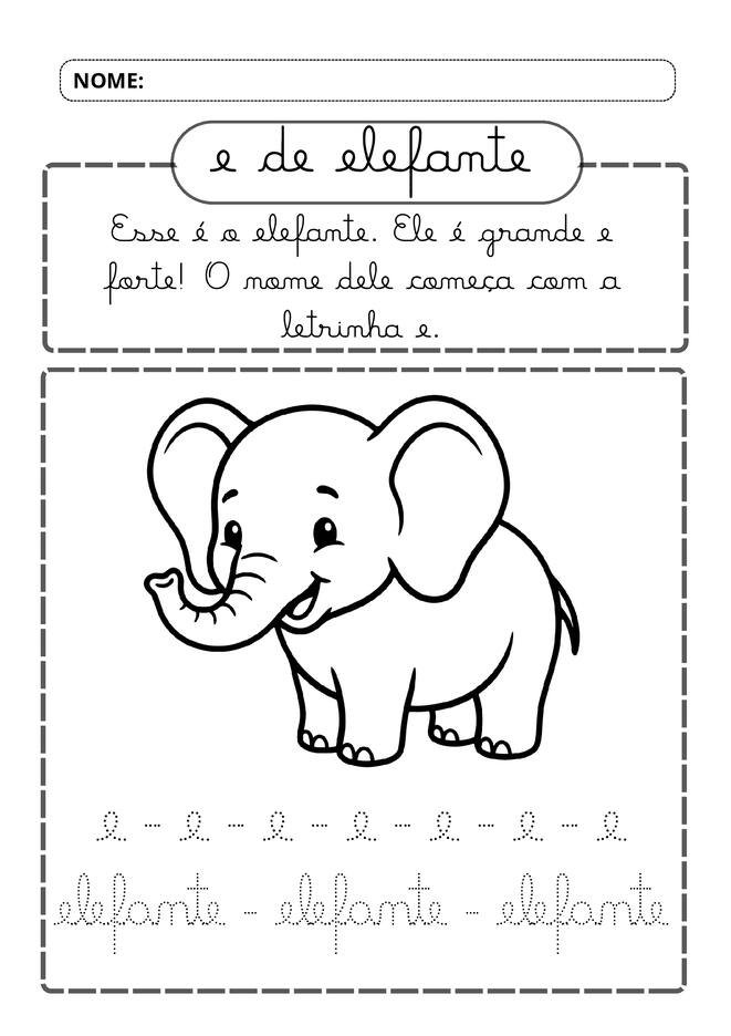 Meu alfabeto cursivo divertido