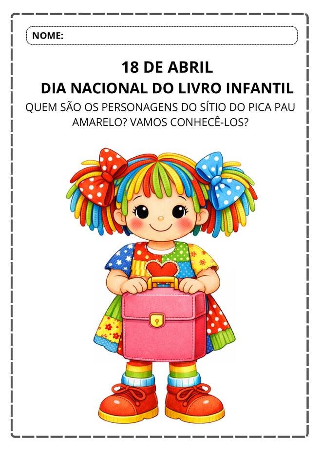 Livrinho A turma do sitio do pica pau amarelo