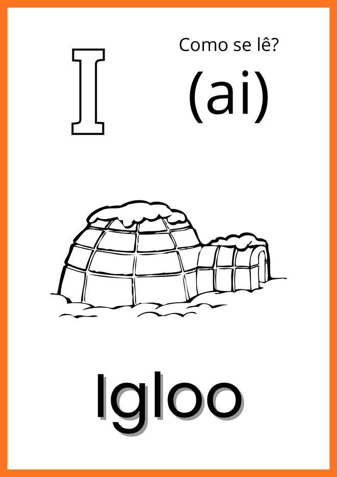 alfabeto ilustrado em ingles