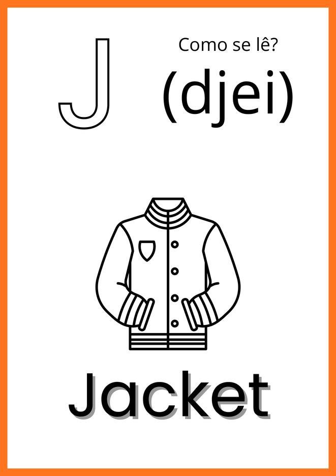 alfabeto ilustrado em ingles