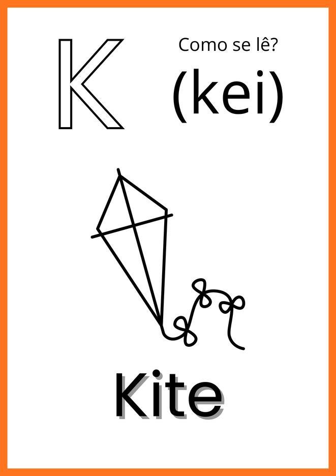 alfabeto ilustrado em ingles