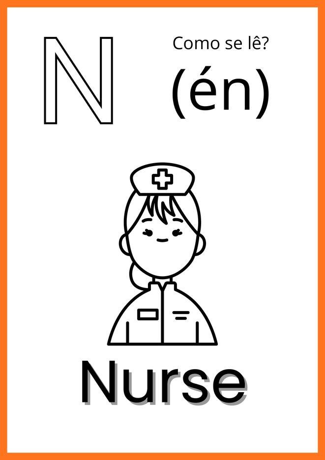 alfabeto ilustrado em ingles