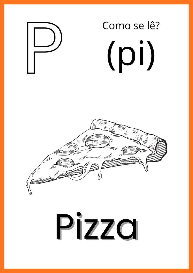 alfabeto ilustrado em ingles