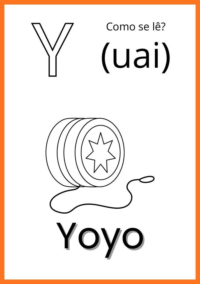 alfabeto ilustrado em ingles