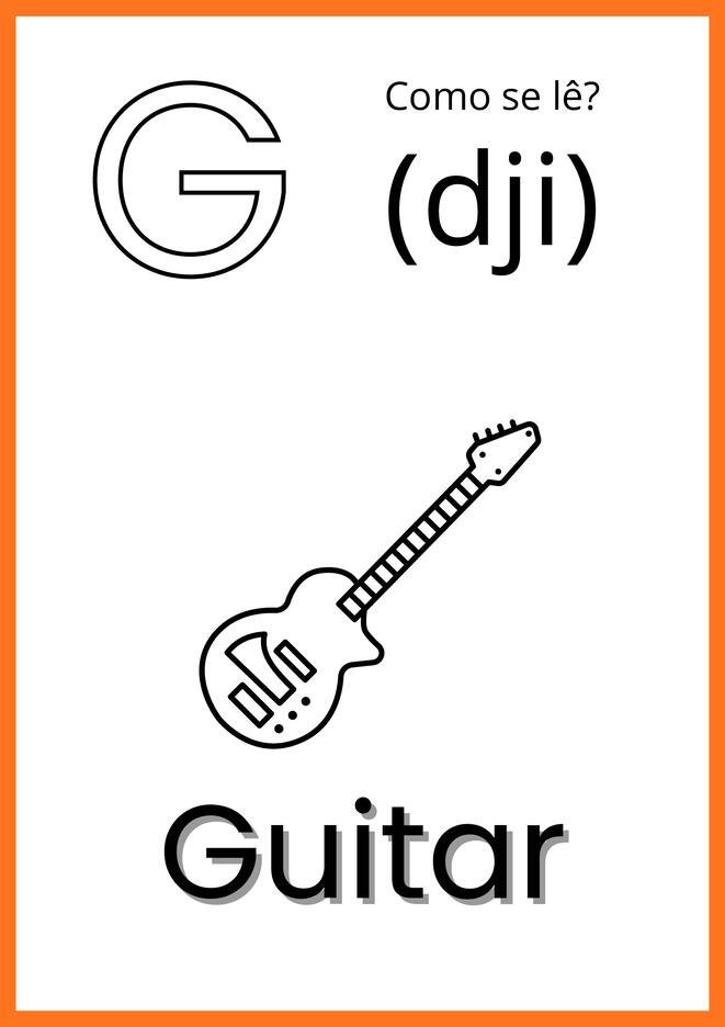 alfabeto ilustrado em ingles