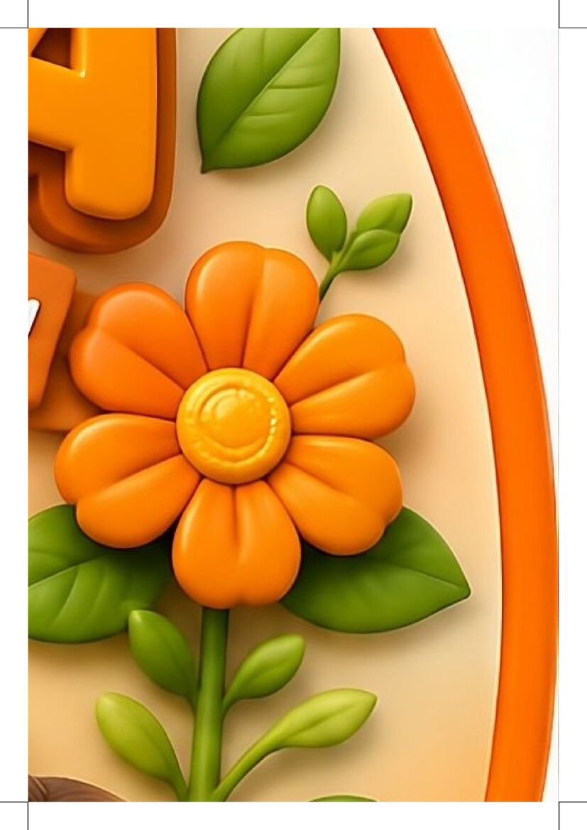 Painel redondo maio laranja para imprimir
