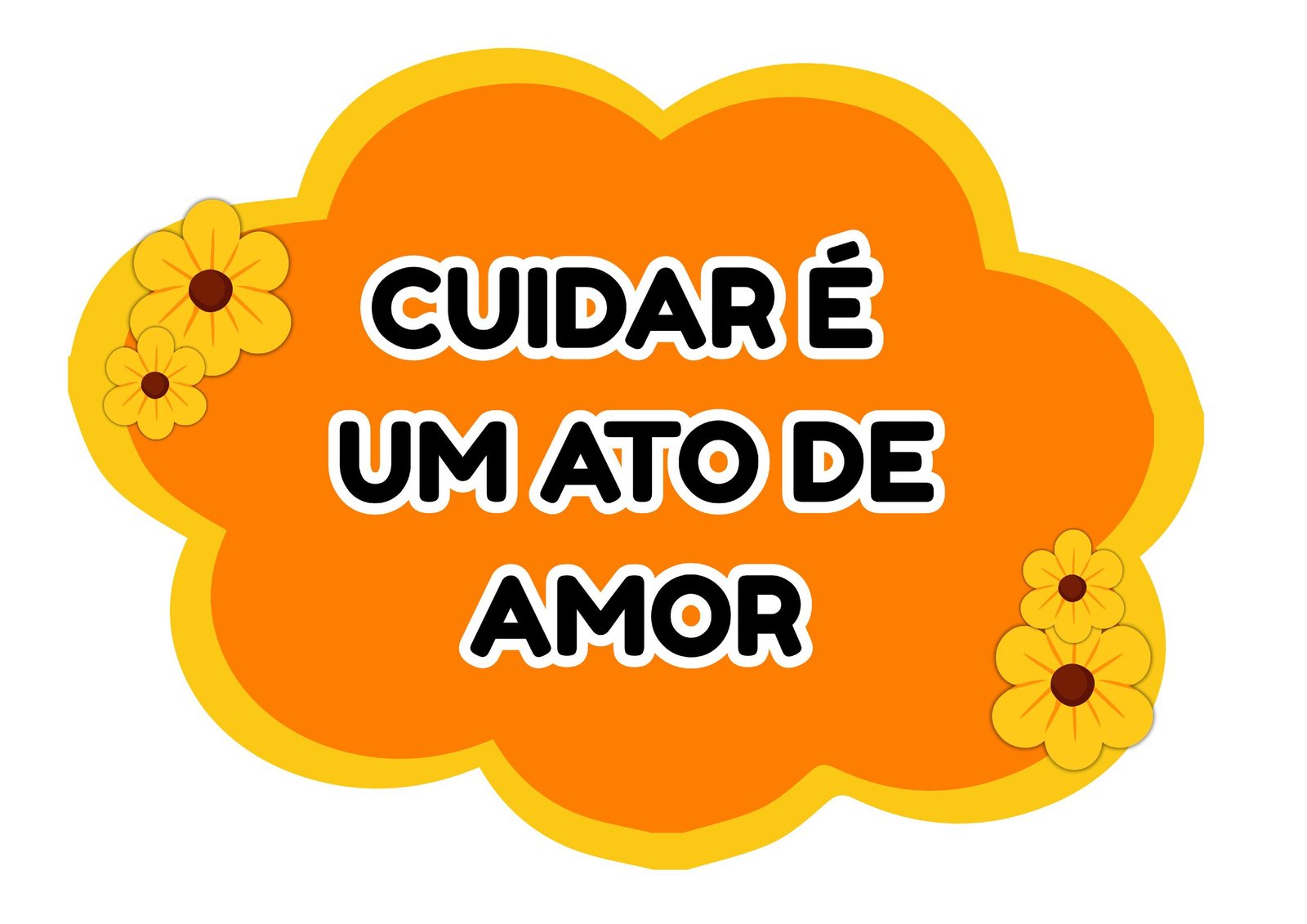 plaquinhas maio laranja para imprimir
