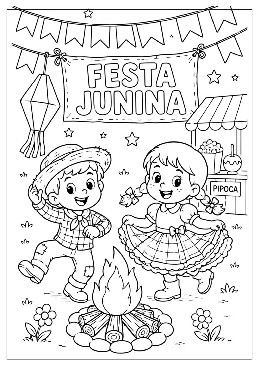 atividade festa junina educacao infantil