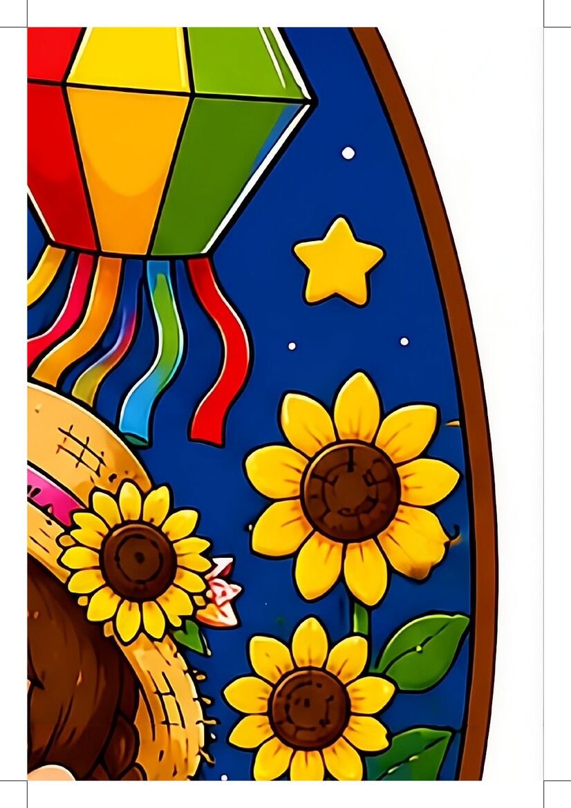 painel festa junina para imprimir