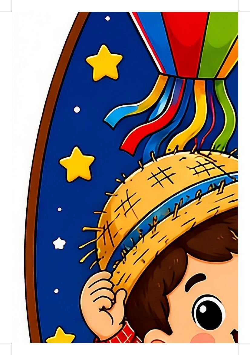 painel festa junina para imprimir