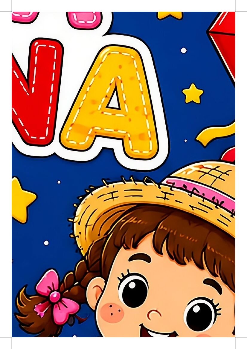 painel festa junina para imprimir