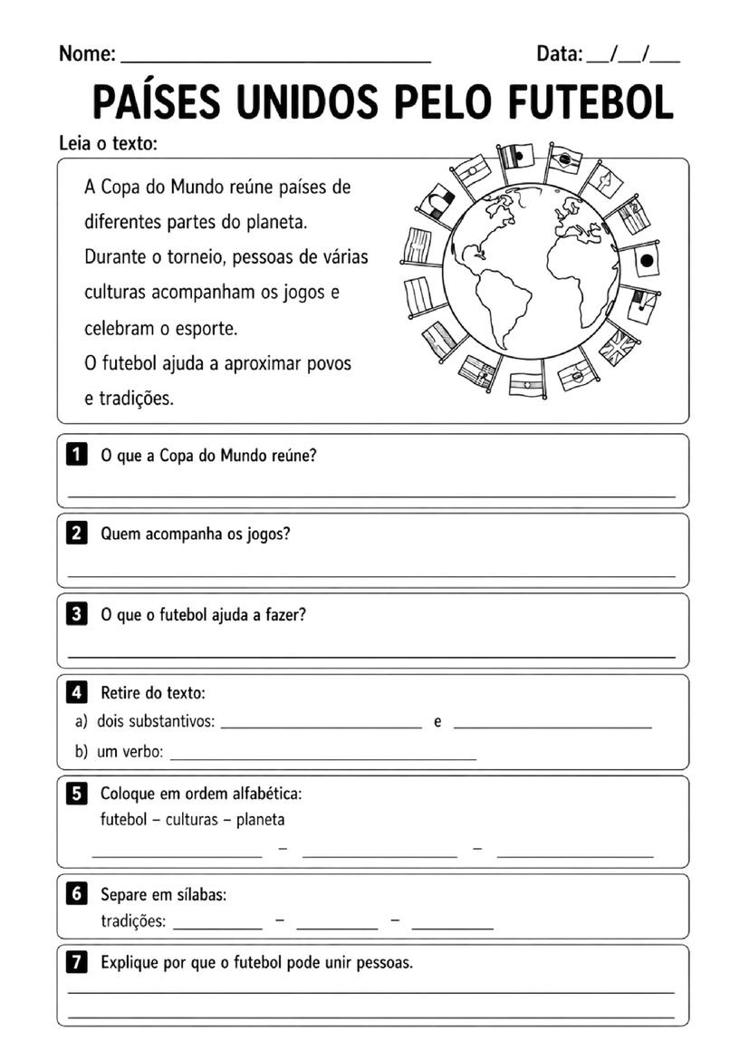 atividades copa do mundo 2o ano fundamental