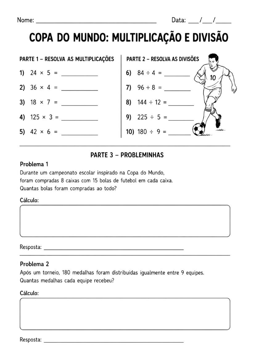 atividades copa do mundo 5o ano fundamental
