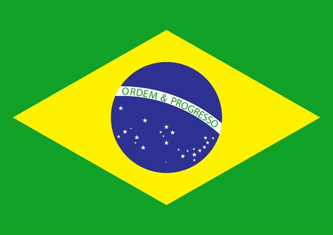 Bandeira do Brasil Tamanho grande para imprimir