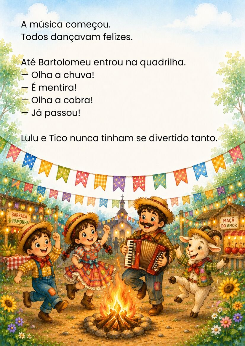 Historia junina infantil