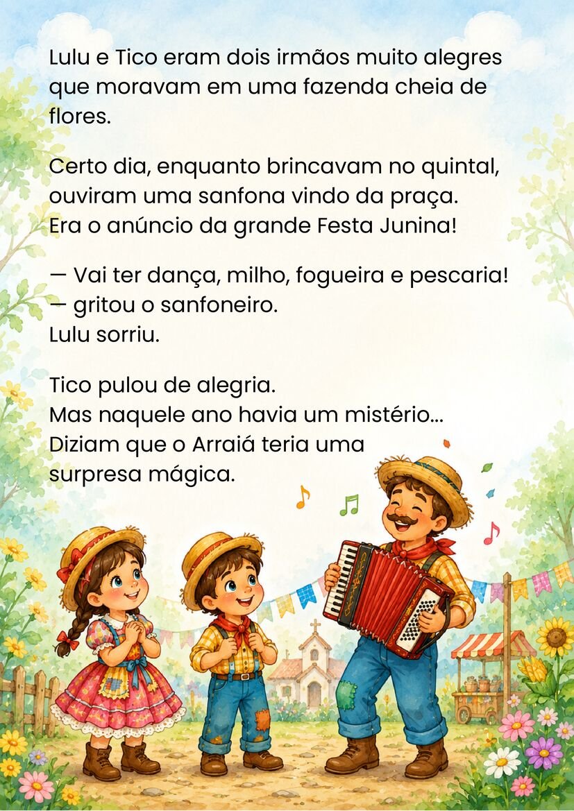 Historia junina infantil