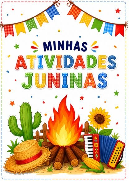 Capinhas de atividades juninas para imprimir