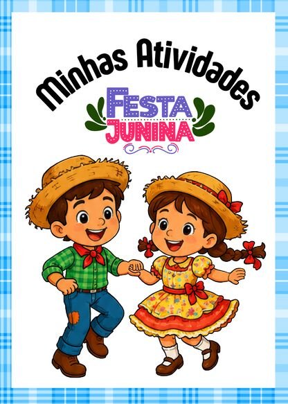Capinhas de atividades juninas para imprimir