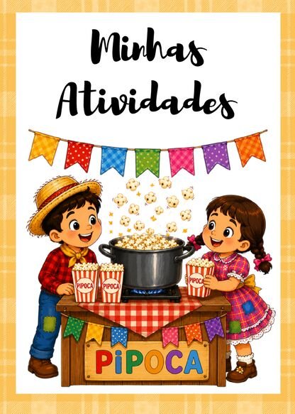Capinhas de atividades juninas para imprimir