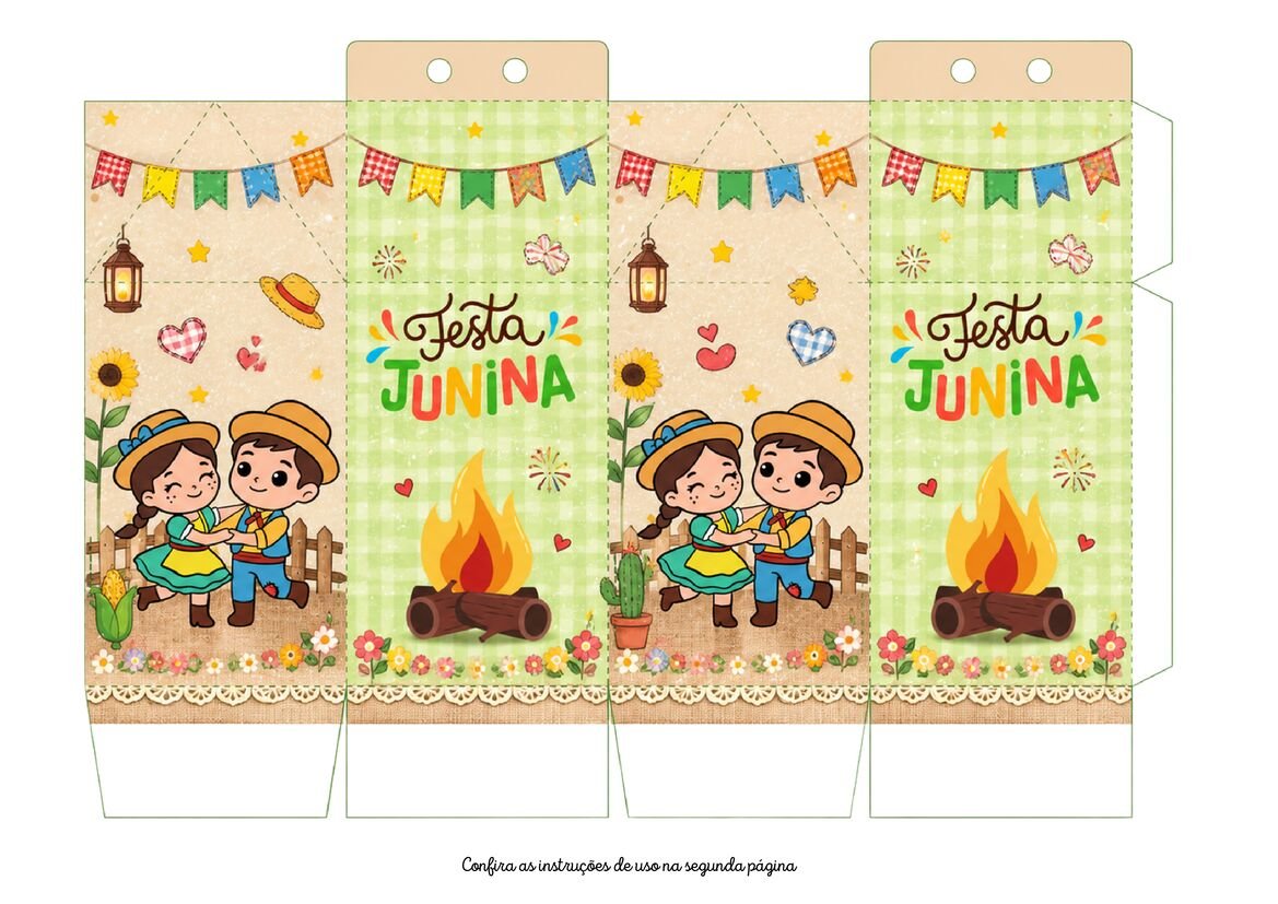Lembrancinhas Festa Junina para Imprimir