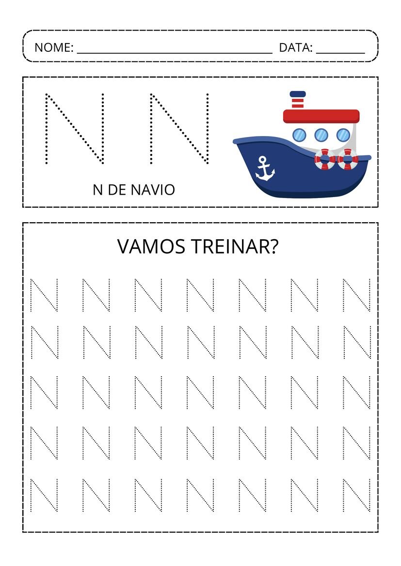 Alfabeto pontilhado colorido pronto para baixar e imprimir