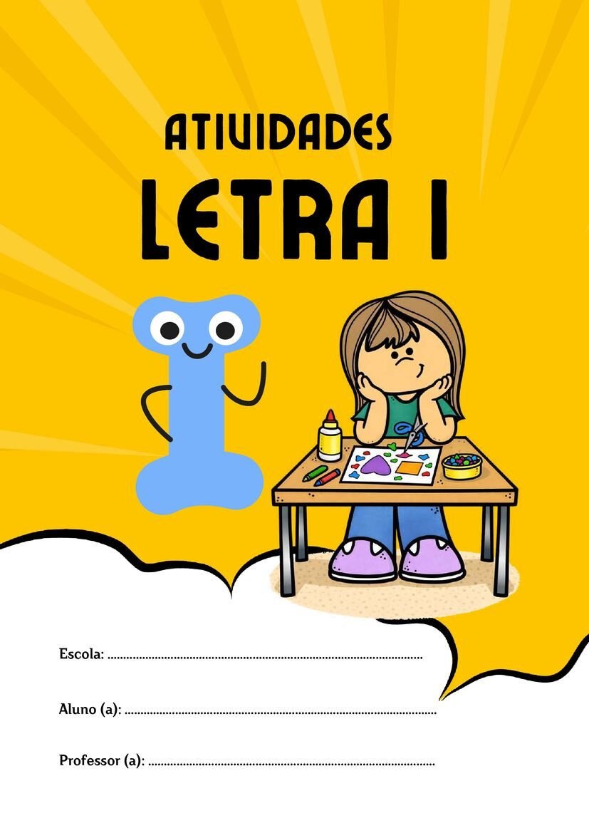 Atividades letra I para imprimir