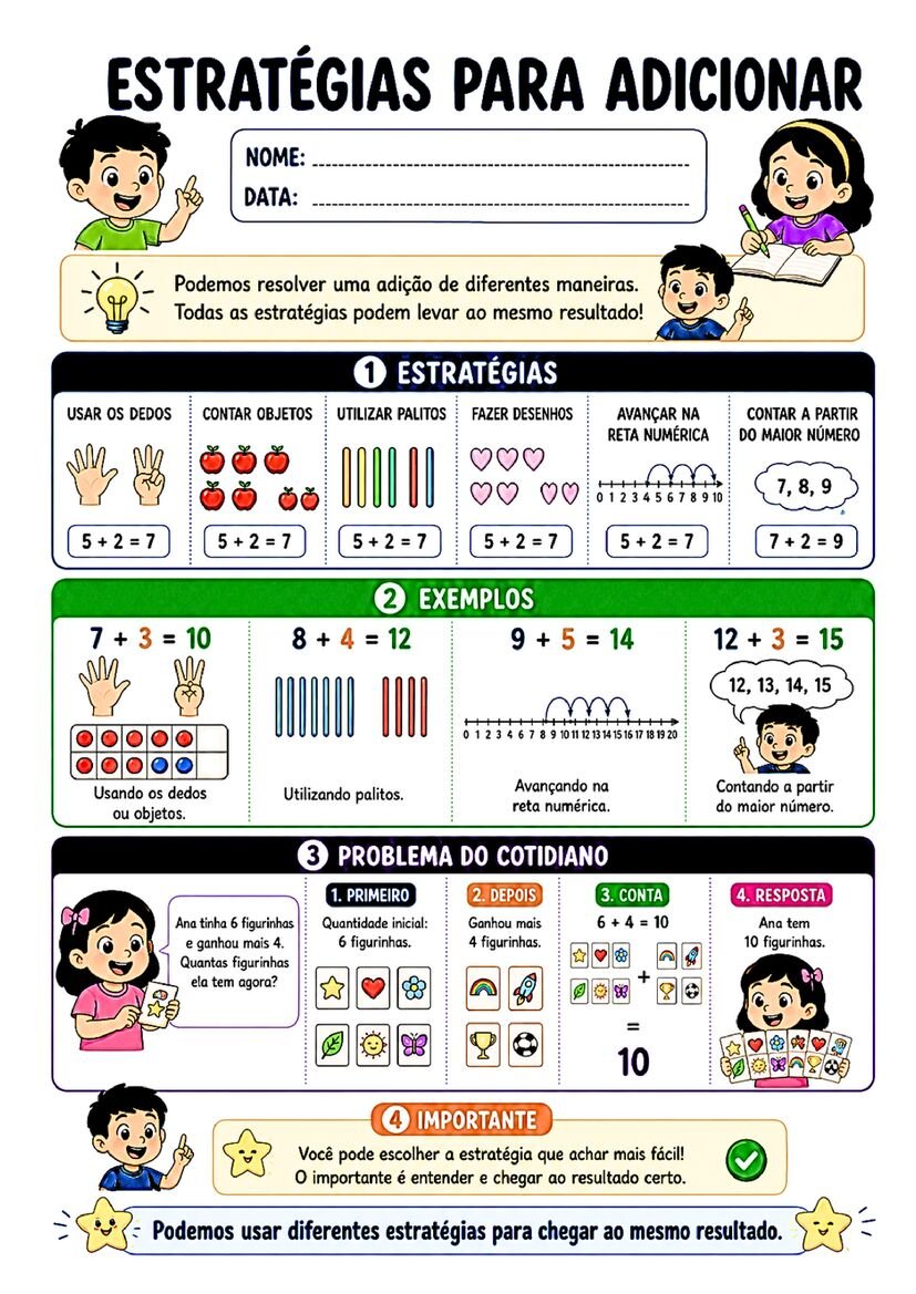 Fichinhas de conceitos matematicos 1º ano para imprimir