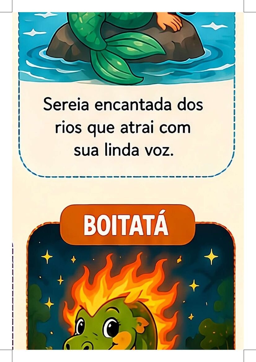 cartaz sobre folclore brasileiro
