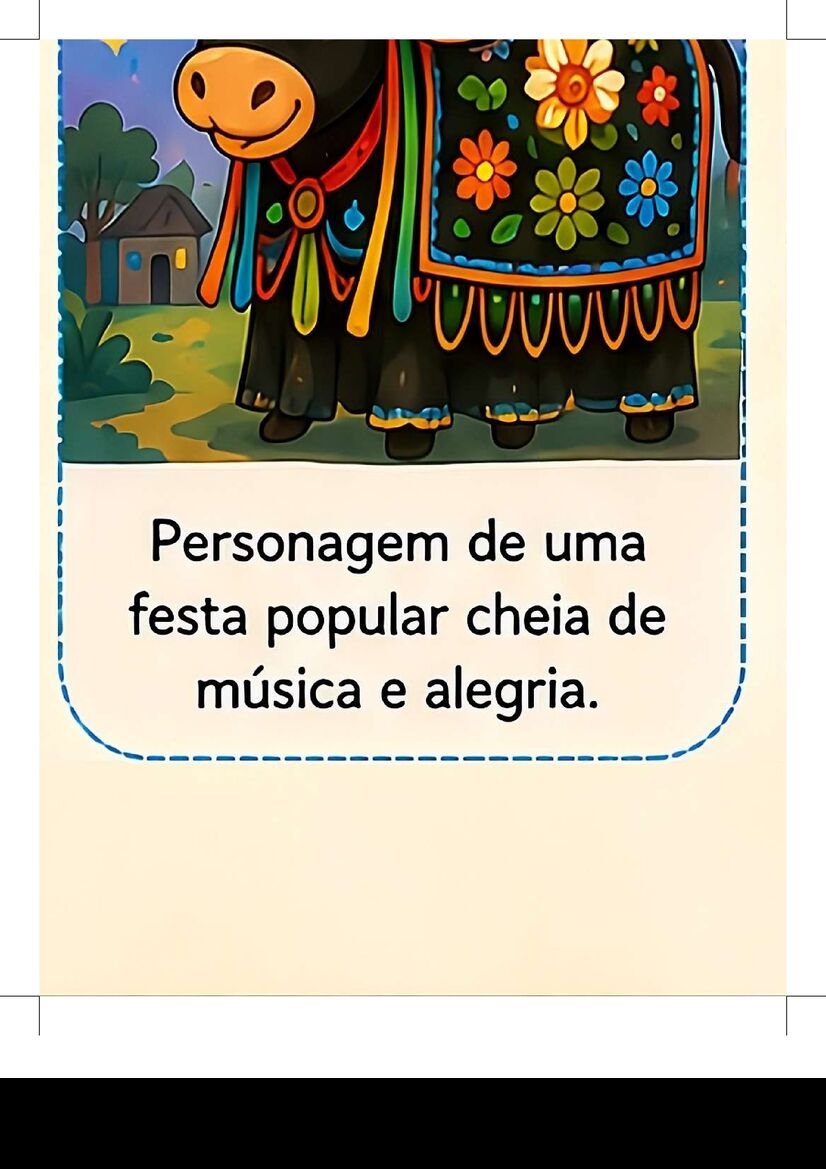 cartaz sobre folclore brasileiro