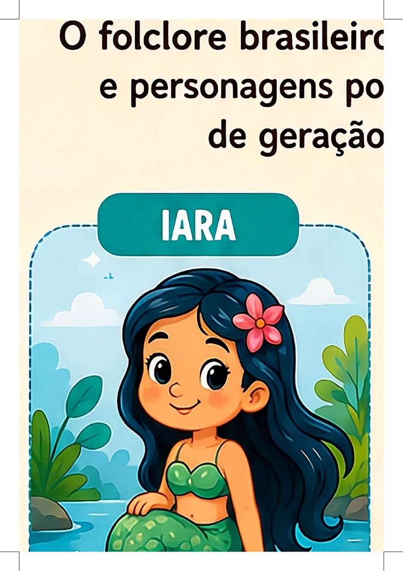 cartaz sobre folclore brasileiro