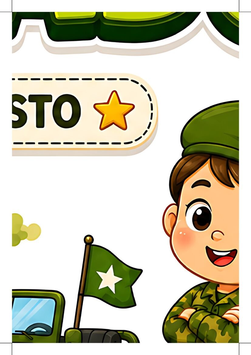 cartaz dia do soldado educação infantil