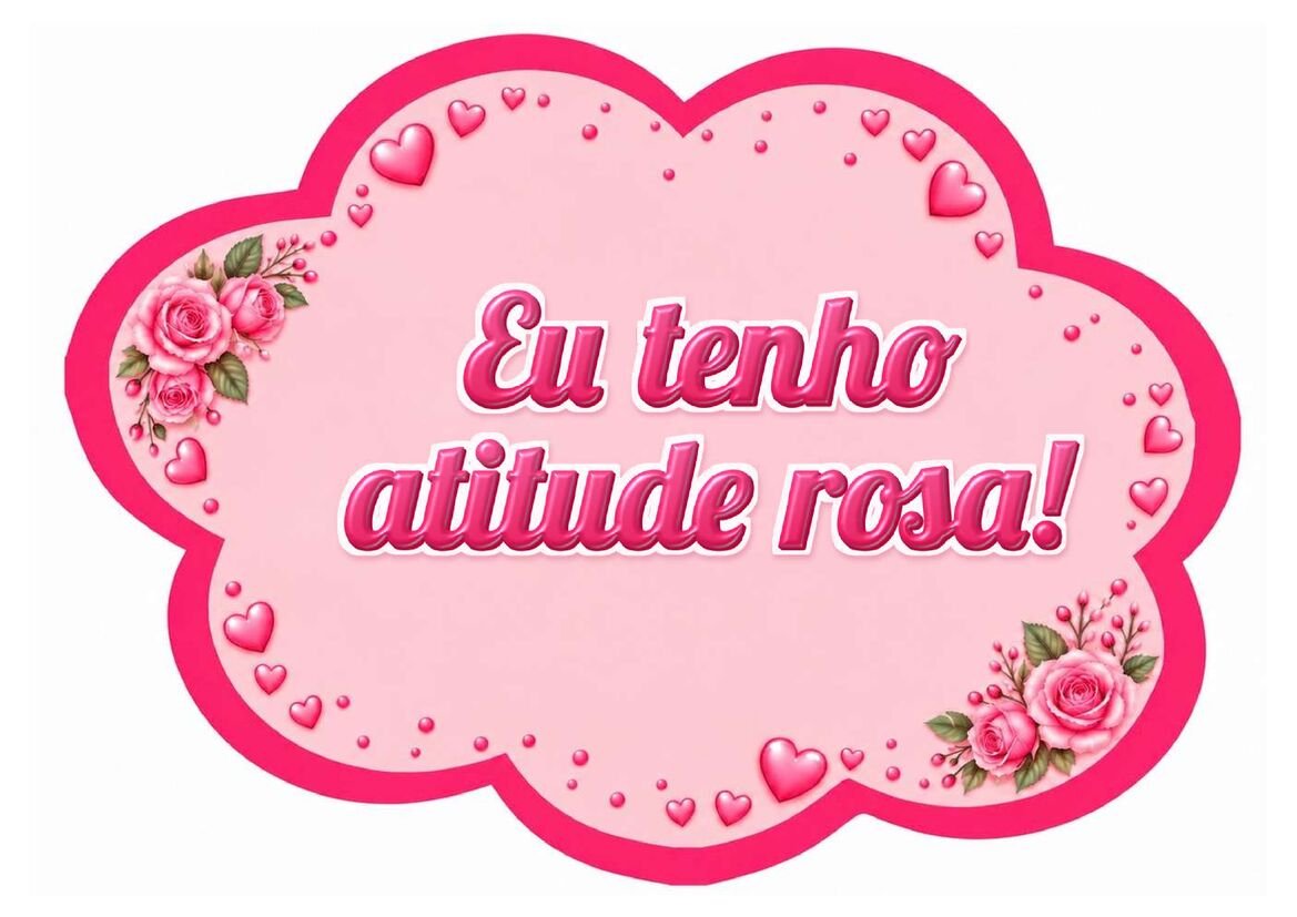 Plaquinha Outubro Rosa para imprimir 33 Plaquinha Outubro Rosa para imprimir modelo 33