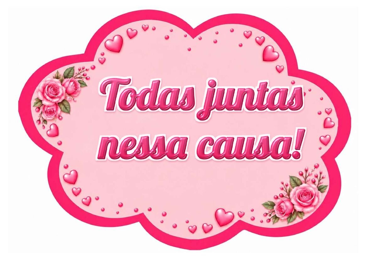Plaquinha Outubro Rosa para imprimir 37 Plaquinha Outubro Rosa para imprimir modelo 37