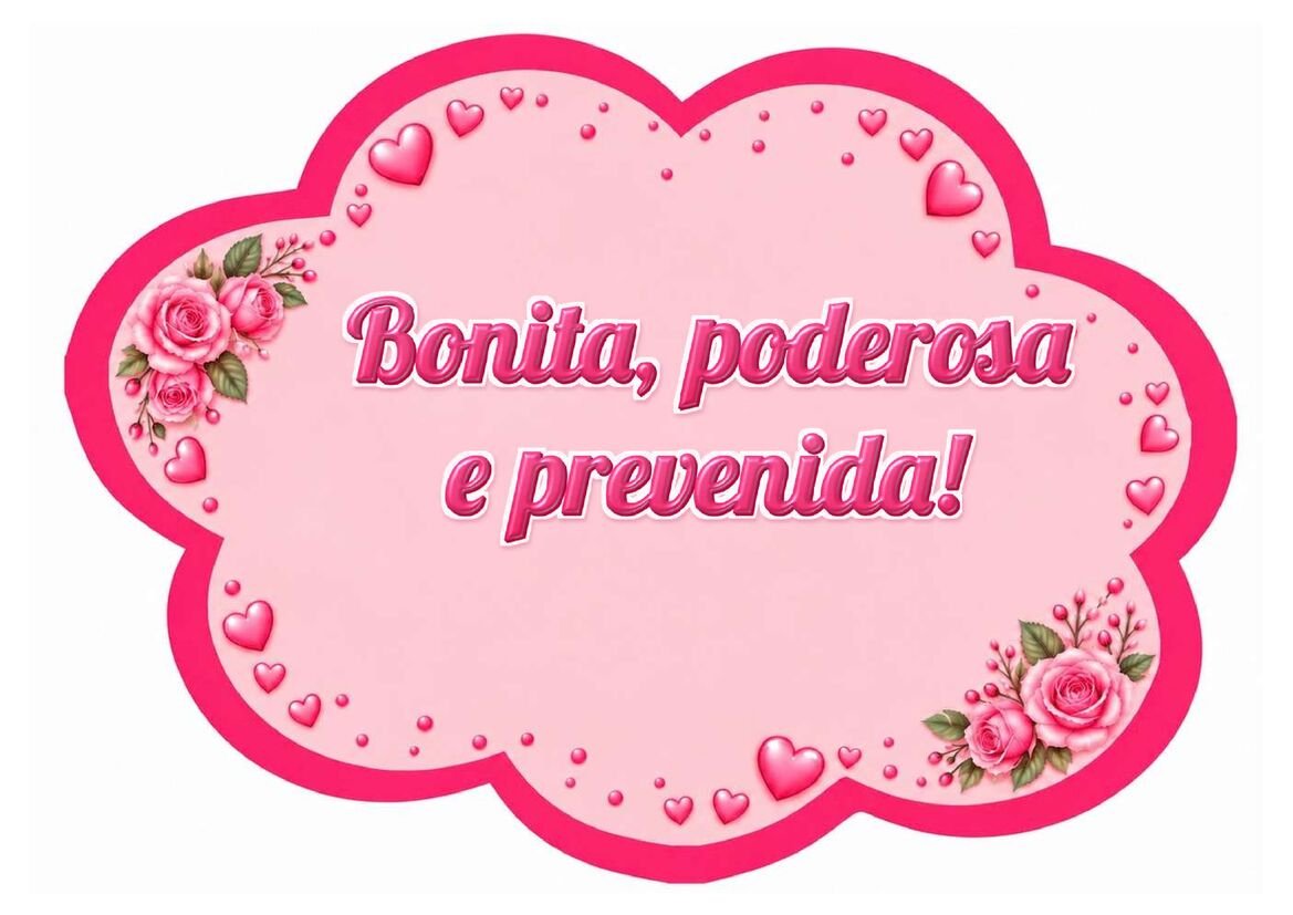 Plaquinha Outubro Rosa para imprimir 45 Plaquinha Outubro Rosa para imprimir modelo 45