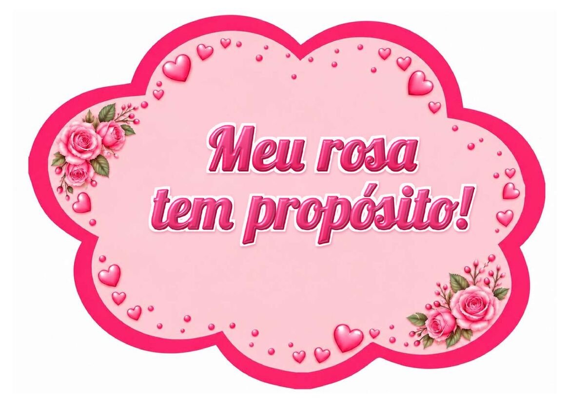 Plaquinha Outubro Rosa para imprimir 48 Plaquinha Outubro Rosa para imprimir modelo 48